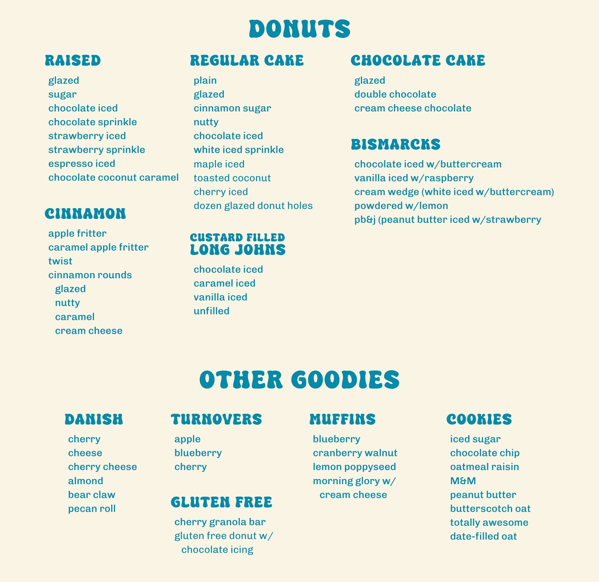 Home Bakery Riyadh Menu Bakery